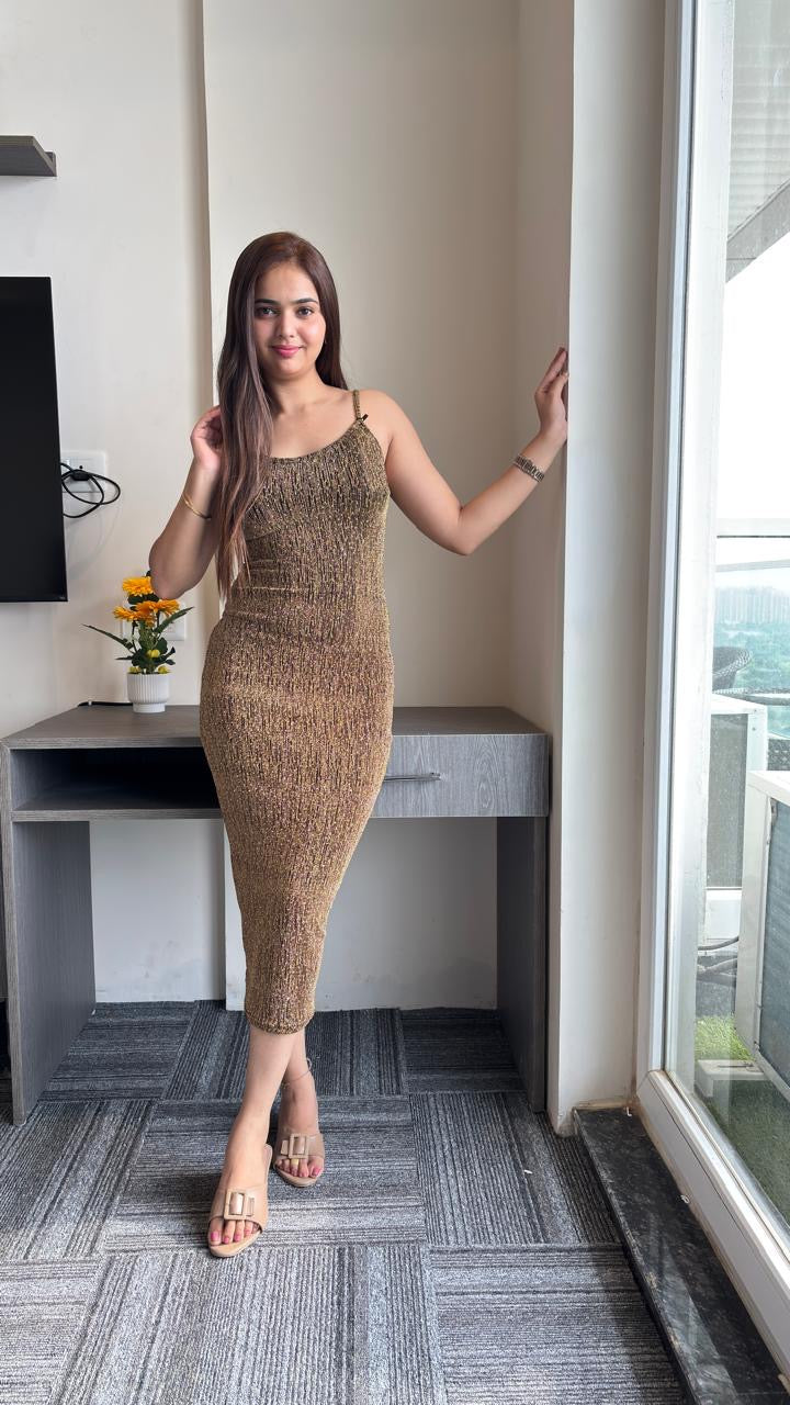 REFINED COLUMN DRESS