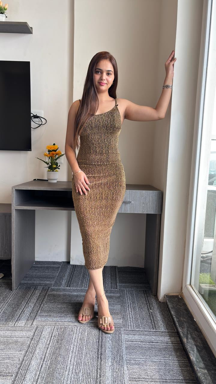 REFINED COLUMN DRESS