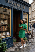 THE “VERDANT SCHOLAR” SHIRT DRESS